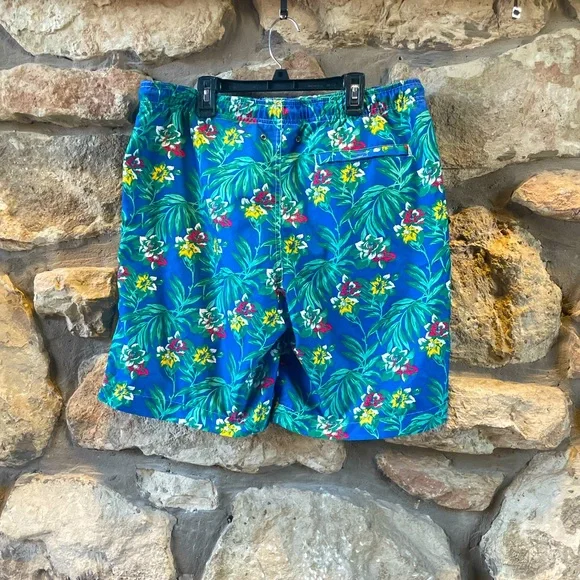Ralph Lauren Chaps Swim Trunks Floral shorts - Picture 2 of 5